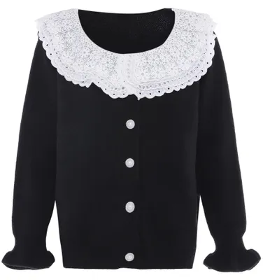 Immagine prodotto di Cardigan da donna MALUBA - Nero, taglia M/L