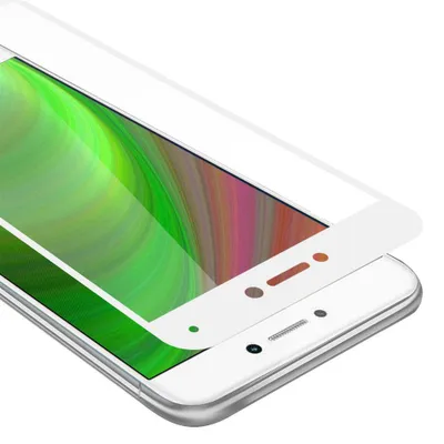 Image de Cadorabo film blindé pour Honor 8 LITE film de protection en blanc plein film écran tempered verre de protection