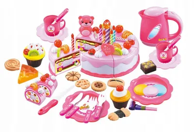 Immagine prodotto di Set compleanno - Taglio torta 80 elementi
