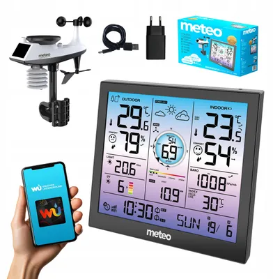 Produktbild von Drahtlose Wetterstation  METEO – Hygrometer, Barometer, WLAN, SP602
