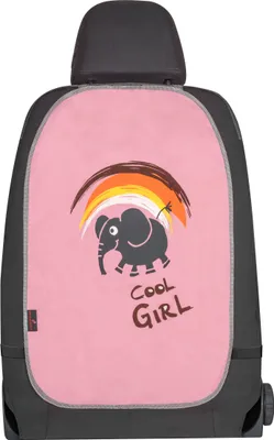 Immagine prodotto di WALSER protezione per lo schienale dell'auto, protezione per lo schienale dei bambini Cool Girl, protezione antisporco, protezione per lo schienale dell'auto 62x40cm rosa