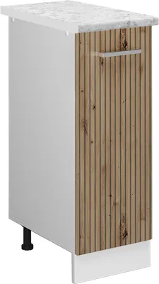 Image de Meuble de cuisine Vicco R-Line Chêne Artisan 30cm , PT Marbre, Model 49188