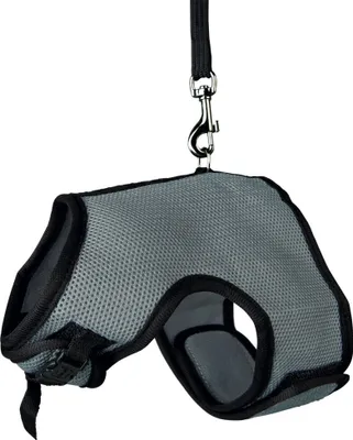Produktbild von Trixie Softgeschirr mit Leine für große Kaninchen, Nylon 2540 cm, 1,20 m