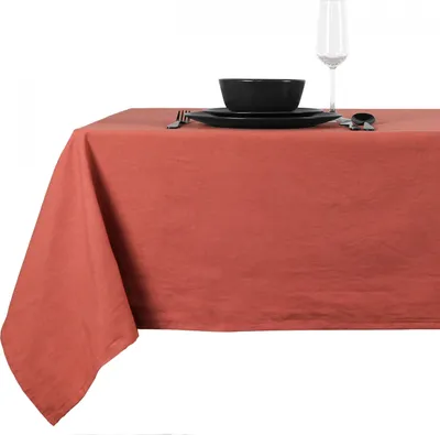 Imagen del producto de Mantel elegante, color terracota (o ladrillo)