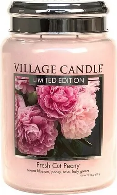 Produktbild von Village Candle Fresh Cut Peony 602g
