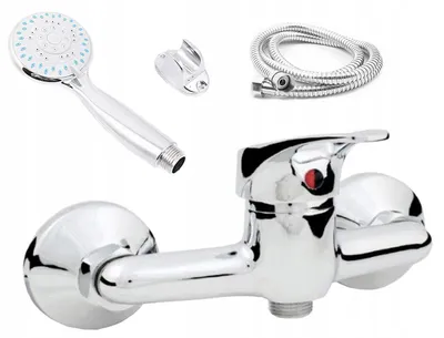 Produktbild von Granitan | ALFA - Duschset - Regendusche - Wandmontage - Chrom - Keramikkopf