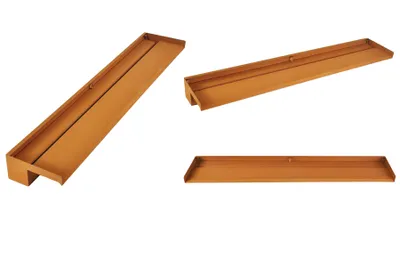 Obrázek produktu pro Köhko vodopád Alberta 45 cm z cortenové oceli (30–90 cm) Aquafall vodní hra vodní proud