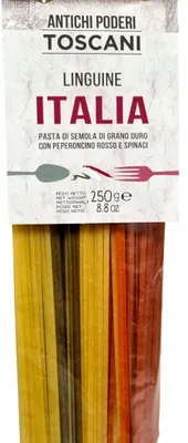 Produktbild von Linguine Tricolore farbige Nudeln 250g - Antichi Poderi Toscani