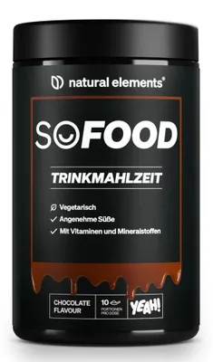 Produktbild von So Food Trinkmahlzeit - 900 g Pulver_für 10 Tage / Chocolate
