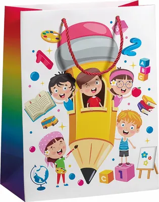 Produktbild von Geschenktüte "School Party" | B26x T13,5 x H33,5cm