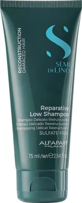 Produktbild von Alfaparf Milano Semi di Lino Reconstruction Reparative Low Shampoo 75 ml