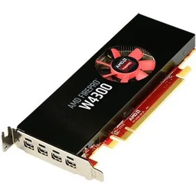 Produktbild von AMD FirePro W4300 4GB, FirePro W4300, 4 GB, GDDR5, 128 Bit, 4096 x 2160 Pixel, PCI Express x16 3.0