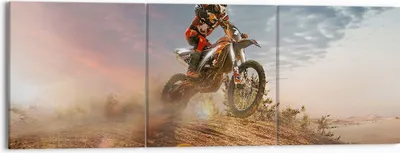 Produktbild von Bild auf Leinwand - Leinwandbild - Motor Reiten Helm - 150x50cm - Wand Bild - Wanddeko - Wandbilder - Leinwanddruck - Bilder - Kunstdruck - Wanddekoration - Leinwand bilder - Wandkunst - CA150x50-3475