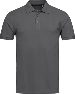 Produktbild von Stedman ST9060 | Herren Harper Polo Short Sleeve - Farbe: Slate Grey (Solid) - Größe: S