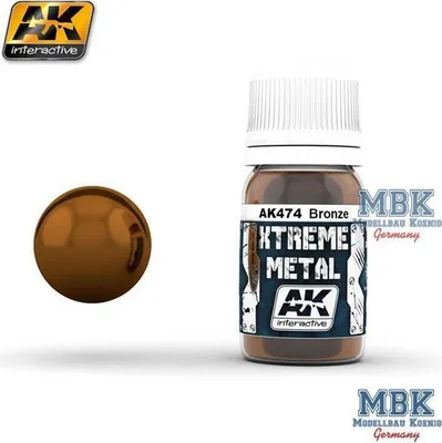 Obrázok produktu pre AK Interactive S.L. AK-474 AK Xtreme Metal Bronze 30ml
