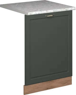 Produktbild von Geschirrspülblende Vicco Fame-Line Grün-Gold Landhaus 60 cm , AP Marmor, Model 55302