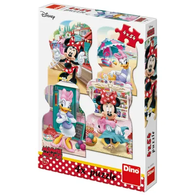 Zdjęcie produktu dla Puzzle Minnie i Daisy latem 4x54 elementy