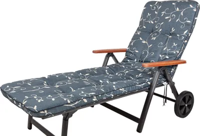 Produktbild von Auflage für Royal Garden MWH Rollliege Excelsior 2223 Ranke anthrazit 197x63x6 cm KETTtex
