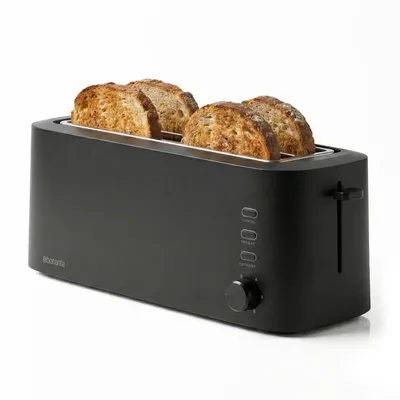 Produktbild von Brabantia Toaster - Lange Schlitze - 4 Scheiben - 8 Röststufen - BBEK1028