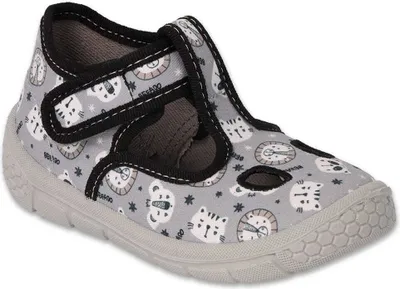 Produktbild von Sommerschuhe Hausschuhe Befado Honey 630P012 ZOO grau, flexibel, leicht, höher