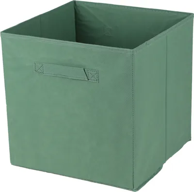 Produktbild von DOCHTMANN Box do kallaxu, úložný box textilní, zelený 31x31x31cm