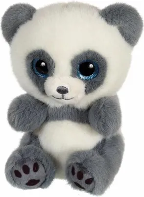 Productafbeelding van Plush - GIPSY TOYS - Panda CUTYDOOS 13 CM - Gray - PING