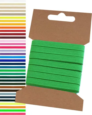 Produktbild von 5m Gummiband 6,6mm Gummilitze Wäschegummi elastisches Band Wäscheband
