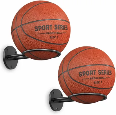 Produktbild von Basketball Wandhalterung, kompakt, 20 x 12 cm, für Jungenzimmer