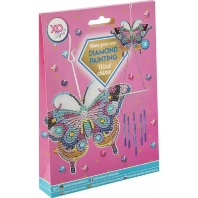 Produktbild von GRAFIX Diamant-Gemä lde Glockenspiel Schmetterling