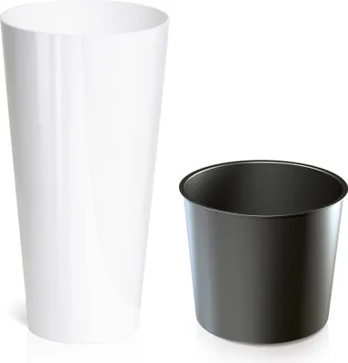 Image de Pot F25х47,6 15,5 L blanc