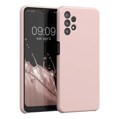 Produktbild von kwmobile Hülle kompatibel mit Samsung Galaxy A32 5G Hülle - Silikon Handy Case - Handyhülle weiche Oberfläche - kabelloses Laden - Altrosa matt