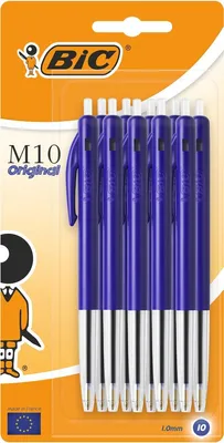 Produktbild von BIC - BALLPEN BIC M10 M Blue | Blasen Sie ein 10 Stück