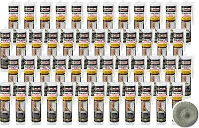 Produktbild von Isolbau Zement-Fix 48 x 300 ml Zementgrau Express Reperaturmörtel - Dichtungsmasse für Fugen & Risse im Innen- & Außenbereich, Kartusche
