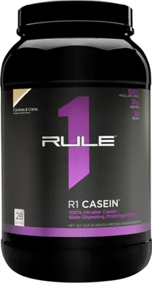 Image de Rule1 | R1 Casein | Biscuits à la caséine micellaire premium avec crème