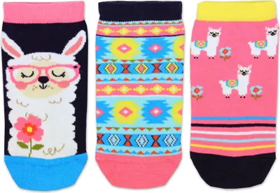 Produktbild von Lama und Aztekenmuster Füßlinge Oddsocks Socken in 30,5-38,5 im 3er Set