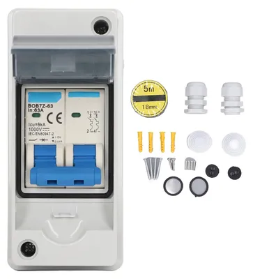 Obrázek produktu pro Miniaturní DC jistič pro solární systémy, stupeň krytí IP65 (vodotěsný)