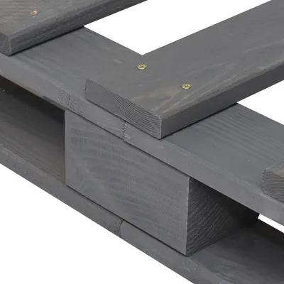 Obrázek produktu pro vidaXL Paletová postel Grey z masivní borovice 140×200 cm