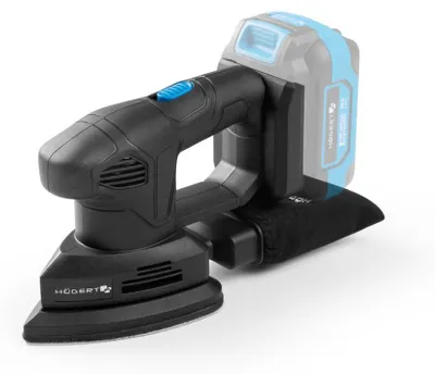 Produktbild von Deltaschleifer Akku 18V Högert Technik, bis 12.000 U/min, Schleifhub 1,1 mm, ohne Akku – Dreieckschleifer OneAccuSystem