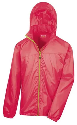 Produktbild von Result - "Urban" Jacke, wasserfest für Herren/Damen Uni, Leicht, HDI Quest LT6029 (XS) (Himbeere/Limone)