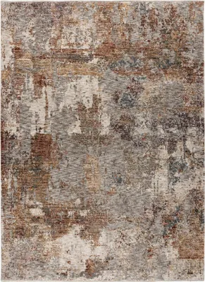 Produktbild von Padiro Eleganter Kurzflor-Teppich 80 x 150 cm - Hellbeige - Vintage-Muster - für Fußbodenheizung - aus Polyester und Baumwolle
