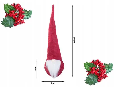 Produktbild von Verk 26009 Weihnachtsdekoration: Wichtel, 30 cm, rot