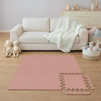 Image de 9 pièces Tapis de jeu Tapis puzzle pour bébé 30 x 30 Tapis d'éveil Tapis de sol Chambre d'enfant