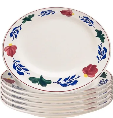 Produktbild von Boerenbont Kuchenteller Keramik 17,5cm Set mit 4 Tellern