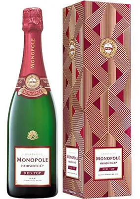 Image de Heidsieck & Co. Monopole Red Top Champagne sec en coffret cadeau Champagne France | 12 % vol | 0,75 l
