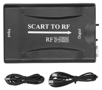 Produktbild von SCART auf für RF-Videoadapter 67,25 MHz/61,25 MHz Ausgangskonverter TV-Box