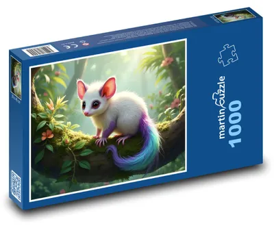 Produktbild von Puzzle 1000 Bunte Märchenwiesel - martinpuzzle