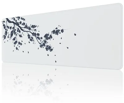 Produktbild von XL Mauspad Japanische Kunst 800x300x3mm Pflaumenmotiv