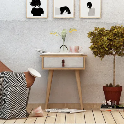 Produktbild von Skye Decor, Astava, Kommode, Anrichte, Eiche, 40 x 65,6 x 35 cm