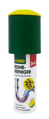 Produktbild von Steuber Rohrreiniger A2000 mit 125 ml - Der Abflussreiniger macht Pümpel, Pömpel u. Rohrreinigungsspirale überflüssig!
