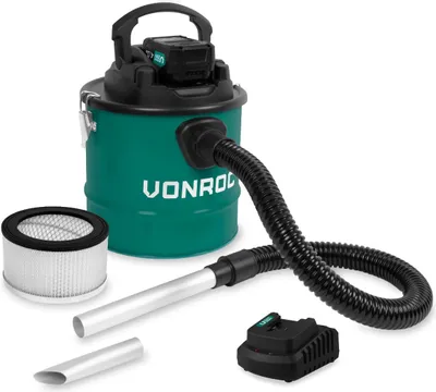 Produktbild von Vonroc Aschesauger VPower 20V - 12L Tank - HEPA Filter
